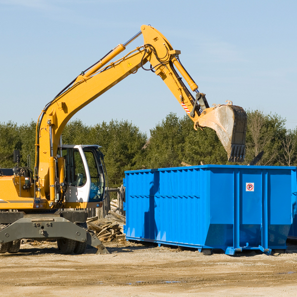 what size residential dumpster rentals are available in Thorp Wisconsin